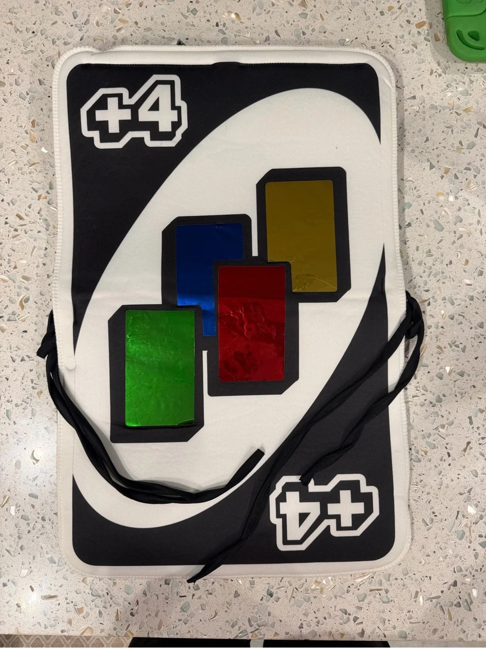 UNO Draw Four Card Costume - Kids